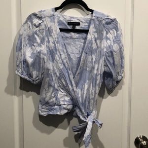 Banana Republic Tie Wrap Top
